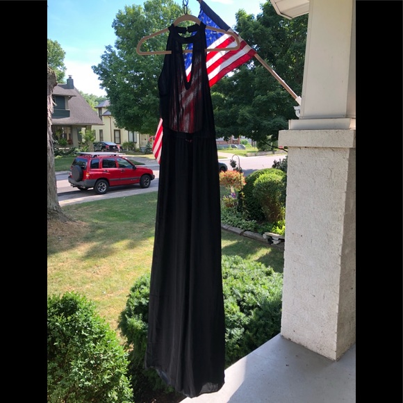 Kendall & Kylie black choker neck jumpsuit NWT - Picture 3 of 8